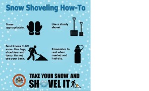 snow shoveling